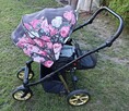 Wózek dziecięcy LONEX PAX ROSE 2w1 w kwiaty - 2