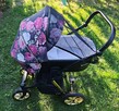 Wózek dziecięcy LONEX PAX ROSE 2w1 w kwiaty