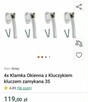 Klamki okienne na kluczyk - 3