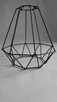 Klosz druciany Diament Loft 19 cm - 2