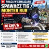 Spawacz TIG 141 / Monter rur – Szwajcaria 30 CHF/h + 100 CHF