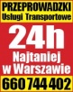 Tanie Przeprowadzki Transport Warszawa i Cały Kraj 24h/7dni - 1