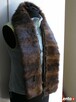 160 cm szal z norki KOŁNIERZ NATURALNY - 5