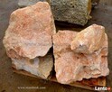 Bryła głaz monolit skały różowe łososiowe różane - 1