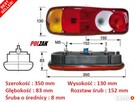 Nowa LEWA lampa tylna kontener tył OPEL MOVANO B 2010- - 4