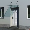 HOME-DELUXE Daszek szklany nad drzwi 150/90 SZKŁO 12mm!