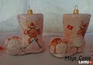 Bombki decoupage/ ozdoby swiateczne/ prezenty/ rekodzielo po - 7