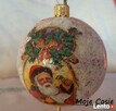 Bombki decoupage/ ozdoby swiateczne/ prezenty/ rekodzielo po - 2