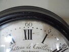 okragły ścienny zegar w stylu retro 30 x 30 cm - 6