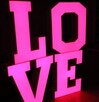 LOVE litery napis LED 3D dekoracja weselna - 6