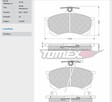 Klocki Hamulcowe MITSUBISHI CARISMA 07.95-06.06 Front - 1