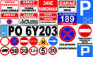 Tabliczka, tabliczki informacyjne zakazu znaki informacyjne - 4