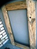Stare okno retro, loft, ogrodzenie, lustro, altana 99x70 - 5