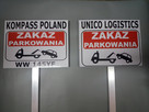 ZAKAZ PARKOWANIA MIEJSCE PRYWATNE + STELAŻ ALUMINIOWY - 4