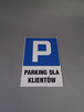 Tabliczki, tabliczka Parking tylko dla klientów różne rozmia - 4