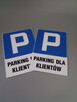 Tabliczki, tabliczka Parking tylko dla klientów różne rozmia - 3