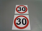 ZNAK OGRANICZENIE PRĘDKOŚCI 30 km/h - 3