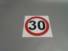 ZNAK OGRANICZENIE PRĘDKOŚCI 5, 10, 15, 20, 30, 50 km/h - 4