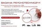 Badania psychologiczne kierowców WIELICZKA Kom: 507050686 - 4