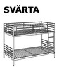 Łóżko piętrowe IKEA łatwy montaż pracownicze hotel - 1