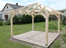 Altana KONSTRUKCJA ALTANY 4x4m Altanka Pergola Wiata Domek - 1