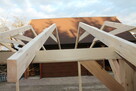 KONSTRUKCJA ALTANY 5x4m WIATA ZADASZENIE PERGOLA DOMEK GARAŻ - 4