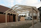 KONSTRUKCJA ALTANY 5x4m WIATA ZADASZENIE PERGOLA DOMEK GARAŻ - 3