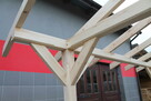 KONSTRUKCJA ALTANY 5x4m WIATA ZADASZENIE PERGOLA DOMEK GARAŻ - 8
