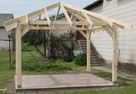 Altana KONSTRUKCJA ALTANY 4x4m Altanka Pergola Wiata Domek - 2