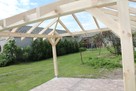 Altana KONSTRUKCJA ALTANY 4x4m Altanka Pergola Wiata Domek - 3