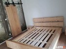 Łóżko rustykalne ciosane pod wymiar - 7