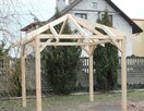 Altanka KONSTRUKCJA ALTANY 3,1x3,1m Altana Pergola Wiata - 2