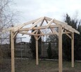 Altanka KONSTRUKCJA ALTANY 3,1x3,1m Altana Pergola Wiata - 4