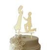 Dekoracja na tort weselny topper ślubny, para młoda, wesele - 8