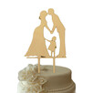 Dekoracja na tort weselny topper ślubny, para młoda, wesele - 3