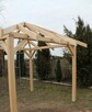 Altanka KONSTRUKCJA ALTANY 3,1x3,1m Altana Pergola Wiata - 3