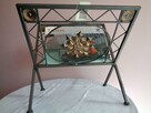 Gazetnik, metal ,kolor stalowy - 6