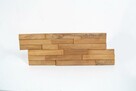 Drewniane panele ścienne dekoracyjne, naturalne lite drewno - 2