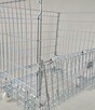 Kosz magazynowy siatkowy na kołach 1200x800x1000 - 6