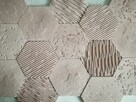 Hexagon dekory heksagon gipsowe hit płytki gipsowe - 5