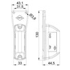 Lampa obrysowa LED Lampka tylna wisząca tył 12V 24V Laweta - 3