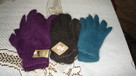 rękawiczki z angory bardzo ciepłe kolory - 1