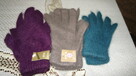 rękawiczki z angory bardzo ciepłe kolory - 2