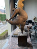 Figura z brązu. Thick Lady , Nowoczesna Kobieta, Rzeźba z br - 5