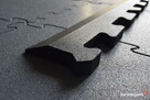 Mata/podłoga na siłownie czarne puzzle 1000x1000x25mm - 2