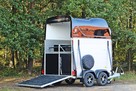 przyczepa do transportu koni bez siodlarni aluminiowa - 1