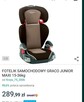 Fotelik samochodowy graco junior - 2