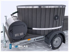 balia ogrodowa z jacuzzi na przyczepie - 1