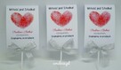Podziękowania dla Gości Lizaki Ślub Komunia Chrzest Urodziny - 10