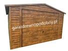 Garaż blaszany drewnopodobny 3x5 - 3
